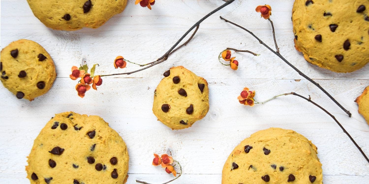 Pumpkin chocolate chip cookies