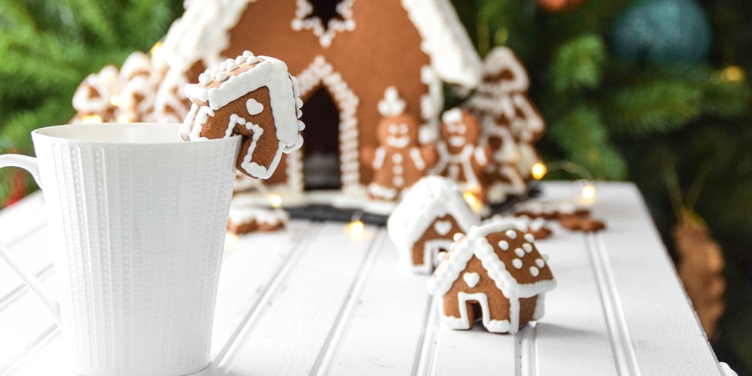 Mini gingerbread houses