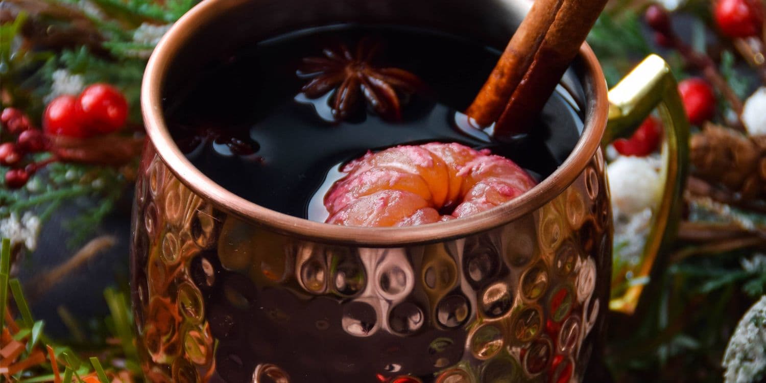 Tangerine mulled wine