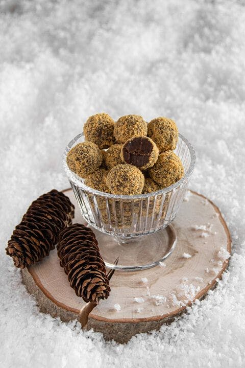Gingerbread truffles