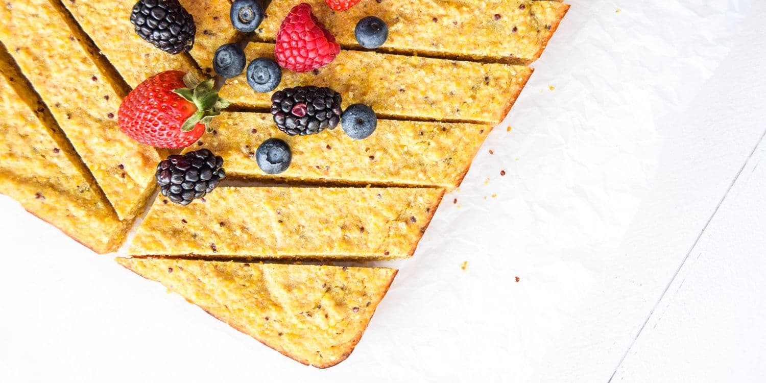 Sweet quinoa cornbread