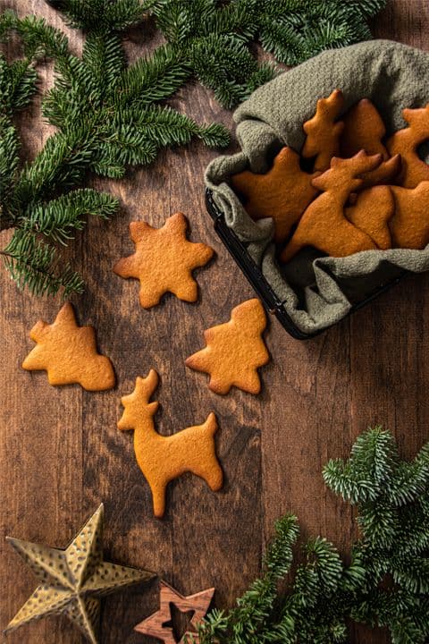 Honey gingerbread cookies