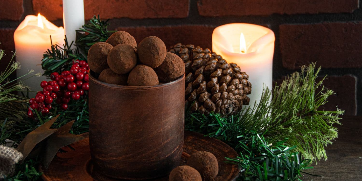 Rum and raisin truffles