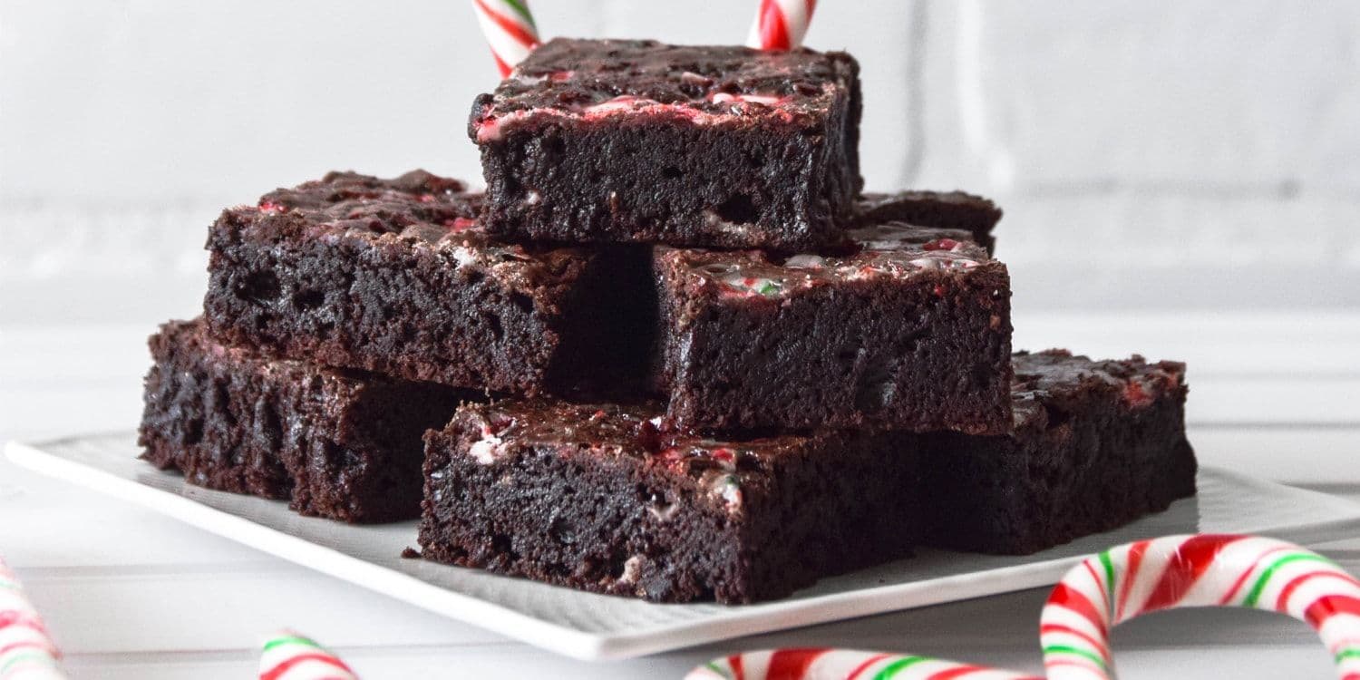 Peppermint brownies