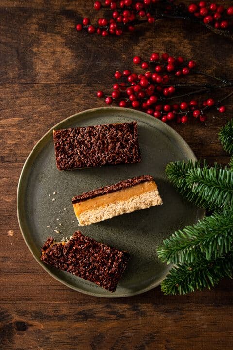 Orange millionaire's shortbread